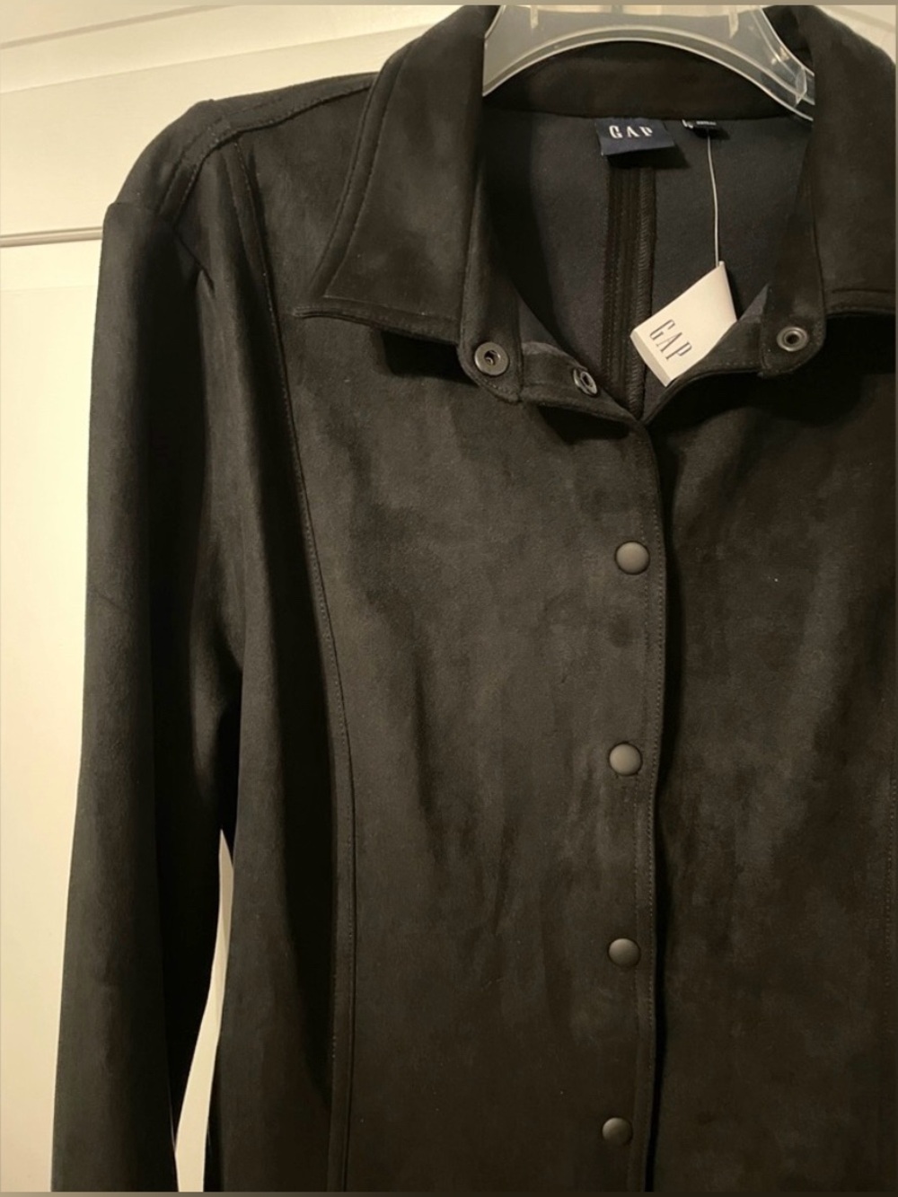 NWT Gap Faux Suede Mini Dress - Picture 4 of 8